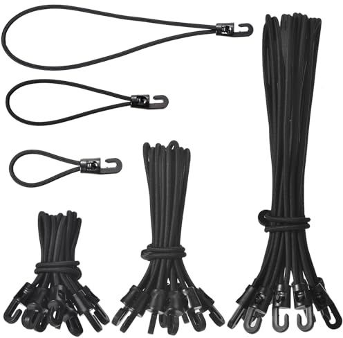 XHTXHT Spanngummi mit Haken 30 Stück,Expander mit Haken 10cm 15cm 25cm,Multifunktional Planenspanner Gummispanner mit Haken für Planen Zelt Net Camping Aufbewahren
