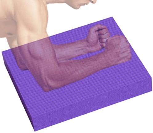 Tapis d'équilibre antidérapant – 43,2 x 30,5 cm | Planche rembourrée surdimensionnée et tapis de yoga, entraînement léger pour les fentes, les squats, les abdominaux et l'exercice