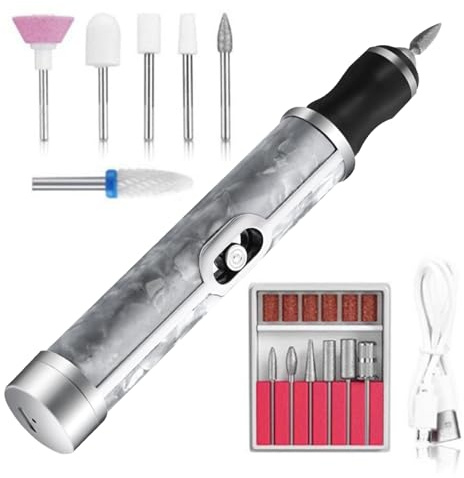 Ponceuse à Ongles Électrique Set de Lime Électrique 4 Vitesses avec