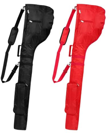 Borsa da golf a , 7-10 mazze da golf, mini borsa per mazze da golf per uomini, donne e bambini, leggera, pieghevole, custodia da viaggio con tracolla, impermeabile, per una guida divertente