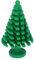 10 x LEGO® Pflanzen, Baum Pinie groß 4 x 4 x 6 2/3 Grün