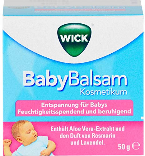 WICK BabyBalsam, Kosmetikum zur beruhigenden und entspannenden Babymassage