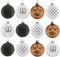 My-goodbuy24 Premium Weihnachtskugeln 12 teiliges Set Echtglas Glaskugeln Weihnachten Weihnachtsdeko Tannenbaumkugeln Glas Christbaumkugeln Weihnachtsbaum 6 cm (O6)