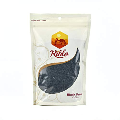 Premium Black Seeds (Nigella Sativa) - Habbatus sauda - Rihla Superfoods - 1.1 Lb (500g)