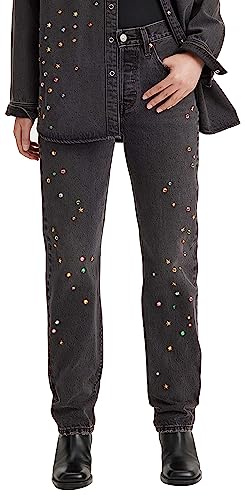 Levi's Femme 501 Jeans For Women Straight Fit, Glitter Bomb, 32W / 32L