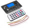 Bluetooth Decoder Board, DC 12V Bluetooth 5.0 MP3 Decoderplatine, Auto Leistungsverstärker Platine mit Fernbedienung, MP3+WMA+WAV+FLAC+APE