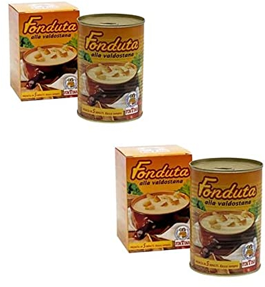 Fonduta alla Valdostana con fontina DOP 2 lattine da 400g