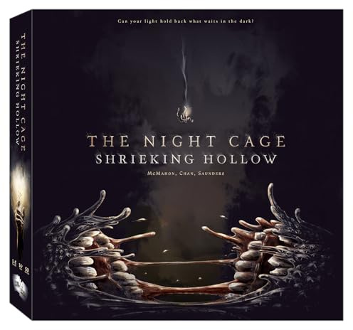 Smirk & Dagger The Night Cage Expansion The Shrieking Hollow Tile Placement Kooperativt brädspel med nya hot och utmaningar, från 14 år, 1 till 5 spelare, speltid 40 till 60 minuter