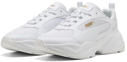 PUMA Cassia 2.0 Damen-Sneaker, Weißgold, Weiß, 5 UK