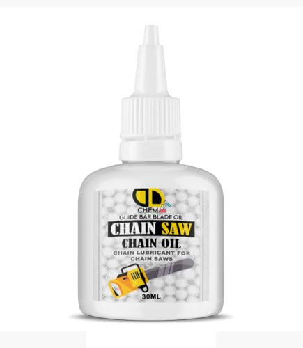 Olio per catene e barre per motosega per tutte le marche e modelli, lubrificante di alta qualità, antiruggine, lubrificante non tossico, bio-minerale (30 ml di Nozel)