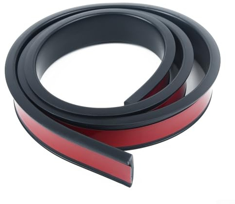 Gdfnmogo Tiras de protección de arco de rueda de 150 cm de goma para protección contra el barro y la suciedad