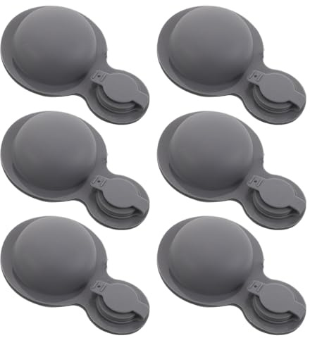 TOYZFRIENDY 6 Pezzi Tappo Valvola Aria in Tpu per Cuscino Gonfiabile da Viaggio, Valvola Unidirezionale di Ricambio per Materasso ad Aria da Campeggio e Poggiapiedi, Sigillo Ermetico