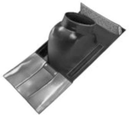 Wolf 1720201 – Dachziegel universal für schrägen Dach 25 – 45o rot