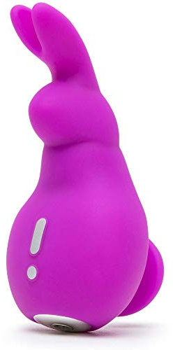 Lovehoney Happy Rabbit Mini Ears Rechargeable Rabbit Finger Vibrator, Purple
