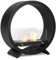 Moritz Ethanol Kamin Standkamin 72 x 70 x 30 cm rund I 1,5 Liter Brenner I Bioethanol Kamin I Bio Ethanol Kaminofen Indoor Outdoor I Innen Außen I Bioethanol Brenner I Brennertopf