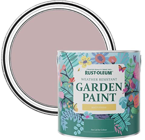 Rust-Oleum Pink Mould-Resistant Garden Paint In Matt Finish - Little Light 2.5L