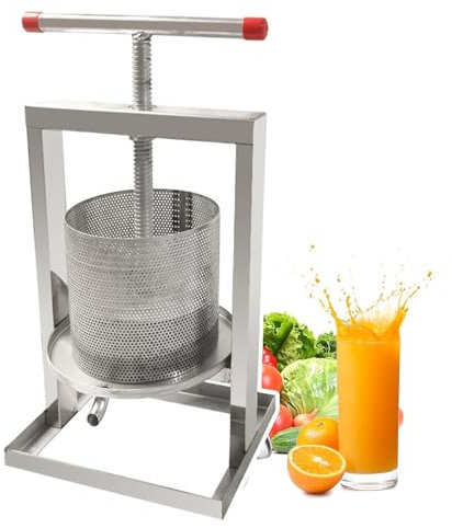 ExoticaBlend Honigpresse, Bienenwachsextraktor, Imkereimaschine, Edelstahl, Haushaltshandbuch, Honigpresse, Extraktor, Imkereiwerkzeug für die Herstellung von Wein, Honig und Saft,2L