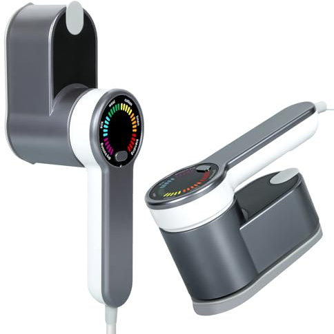 Ferro da Stiro Portatile da Viaggio per Vestiti okanemoqi HB-609, 6 Modalità, Mini Ferro da Stiro a Vapore con Serbatoio dell'Acqua da 120 ml, Piccolo Vapore da 1200 W, Grigio, Manuale