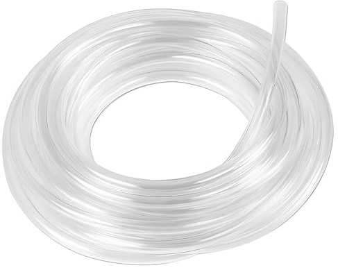 MDLSDE Aquarium Airline Tubing 4m, 4 * 6mm Soft Air Pump Tube for Oxygen Pump Clear PVC Food Grade Standard Oxygen Air Line Hose Accessories for Fish Tank Pond Garden Terrarium