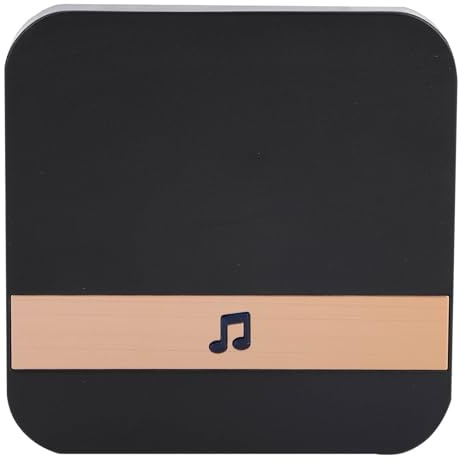 Zhjvihx Alarme de Sonnette de Porte D'entrée, Sonnette Vidéo WiFi Multifonctionnelle avec Faible Consommation D'énergie et Sonneries Personnalisables, pour Sonnettes WiFi B30 M6 M3 (Prise UE)