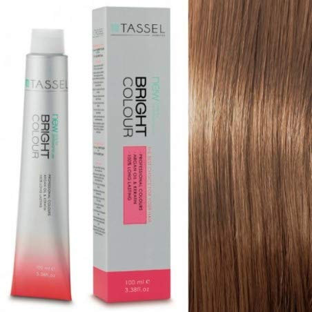 Tassel - Tinte Permanente Capilar Nº7.32 Rubio Medio Beige - Mujer - 100 ml - Color Natural y Suave con Brillo Beige y Cuidado con Argán y Keratina