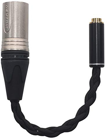 XL4-4 HiFi 4-pin XLR Balanced Male to 4.4mm Trrs Female Balanced Cable, Headphone Audio Adapter. XL4-4.