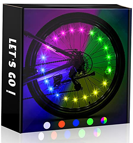 GeschenPark Toys for 5-14 Year Old Boys, Bike Accessories Lights for Kids Toys Age 5-11 Gifts for 6-15 Year Old Boys Girls Toys Age 5-11 Toys Presents Easter Gifts for Kids