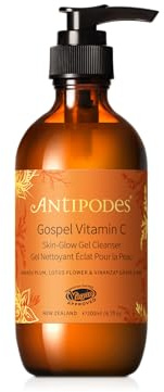 Antipodes® Gospel Vitamin C Gesichtsreiniger - Aufhellende Hautpflege Inhaltsstoffe - Hautpflege für leuchtende Haut - Vegan - 200ml