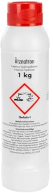 Ätznatron 1 KG Zum Reinigen, Entkeimen und Desinfizieren von Bienenkästen (auch für Hartpor-Beutenteile) und Rähmchen