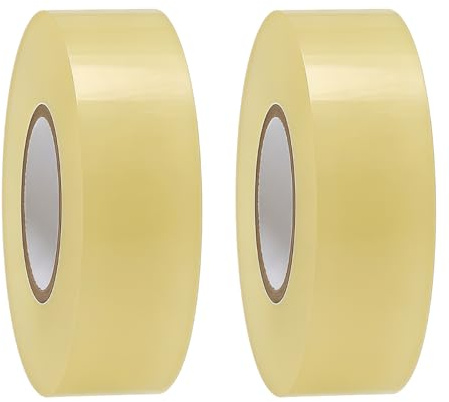 YIERM 2Pcs Hockey Tape Multipurpose Tape Roll Self-Adhesive Ice Hockey Stick Grip Tape PVC Sports Tape for Soccer Ice Skate Sports (2.5cm*25m)