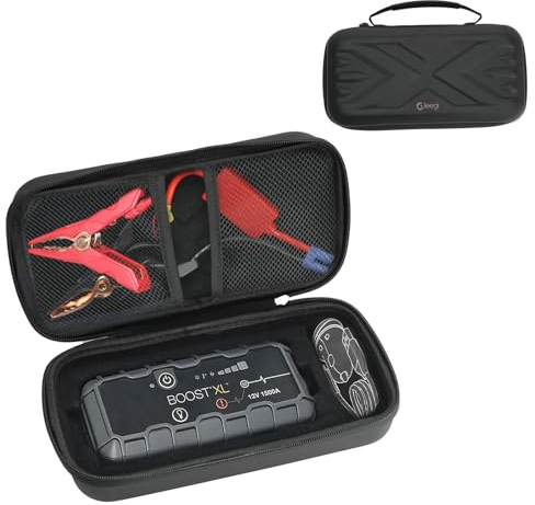 Gleegi Eva Schutzhülle Kompatible mit NOCO Boost Plus GB40 & Boost Sport GB20 Tragbare Aufbewahrungstasche für Autobatterie Starter
