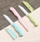 Set de 6 Cuchillos de Cocina en Cerámica, Cuchillos Peladores con Hoja de 80 mm, Mango para Cortar Frutas y Verduras, Incluye Fundas Protectoras para Mayor Seguridad,juego cuchillos cocina (6PCS)