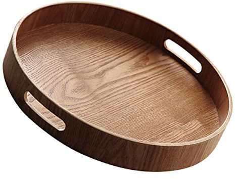 ULTECHNOVO Paletas De Madera Para Comida Postre y Frutas Bandeja De Madera Para Bandeja De Desayuno Para Pan Para Uso Cocina o Sala De