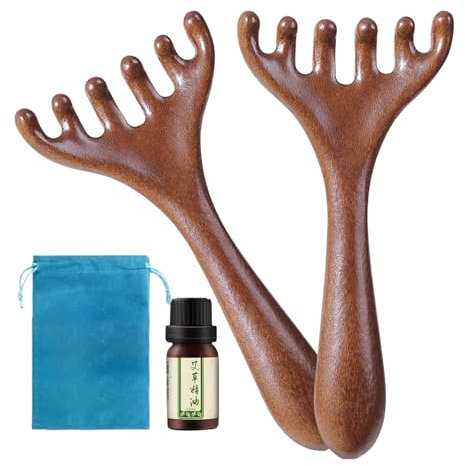 Strumento Di Massaggio Benessere - Dispositivo Di Rilassamento Del Collo | Massager Spa Portatile, Pennello per La Testa Di Sollievo Dallo Stress, Pennello per Stimolazione Dei Capelli, Pennello per L