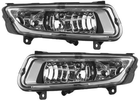 Par/set främre nedre dimma med dagsljuslampor passar för VW POLO 2009-2014