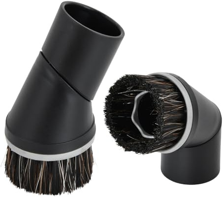 2 Piezas Cepillo Redondo para Aspiradora, 35mm de Diametro Cepillos Giratorios Compatible con Aspiradora Miele–, Cepillo para El Polvo y Boquilla para Muebles, Accesorios de Repuesto para Limpieza