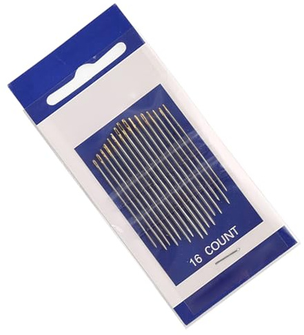 Ago per cucire Heavy Duty per gli occhi Jumbos Strumento ergonomico in lega per gli anziani e riparazione creativa del tessuto, grande ago per ricamo degli occhi