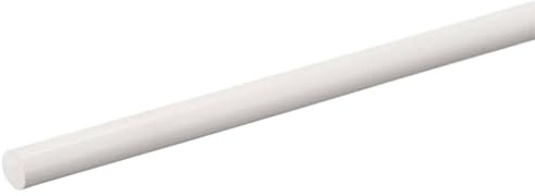 ABS rund solid stång plast vit svetstråd 10 st, for gör-det-själv hus sandbord modellbygge pinneverktyg(3x250mm)