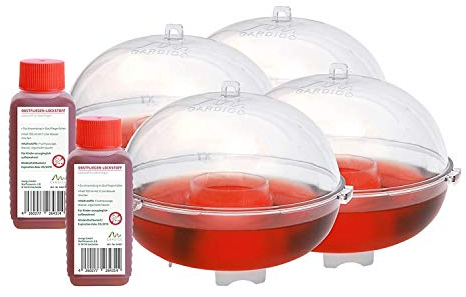 Gardigo - Pièges à Guêpes avec 2x Attractif Concentré; Fabriqué en Allemagne; Lot de 4 Pièces Piege a Guepe