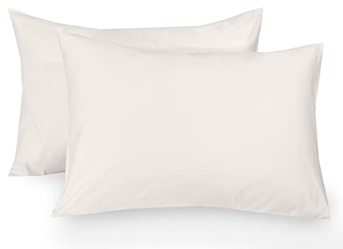 A ATH COLLECTION 300 Thread Count Egyptian Cotton (Pair of Pillowcases, Cream)