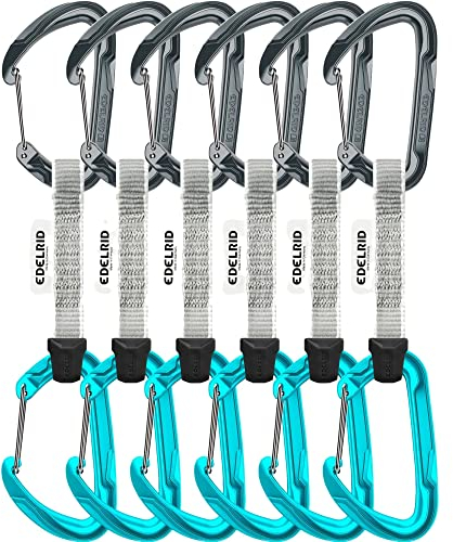 EDELRID Expressset Pure Wire Set Sixpack, Slate-icemint