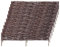 KADAX Palissades en Osier Naturel pour Jardin, Clôtures Décoratives pour Délimiter, Orner et Sublimer Votre Espace Exterieur (120 x 20 cm, Lot de 10)