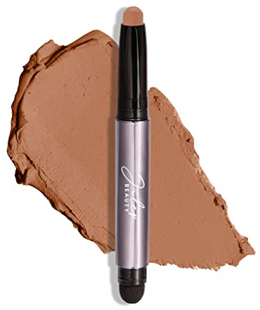 Julep Crème-to-Powder Eyeshadow Stick (Hazelnut Matte) - Long-Lasting, Waterproof, Blendable, Crease-Proof Eye Shadow Stick with Built-In Smudger