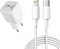 Chargeur Rapide for iphone - Certifié MFi - Chargeur for iphone PD 20W avec Cable 6FT USB C vers Lightning Chargeur de Type C pour iPhone 14/14 Plus/14 Pro/14 Pro Max/13/12/11/SE/iPad,etc