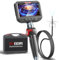 Ralcam Two-Way Articulating Borescope,4.3 IPS HD Industrial Endoscope, 8.5mm Flexible Snake Cable with LED Lights for Automotive/Plumbing/HVAC Inspection