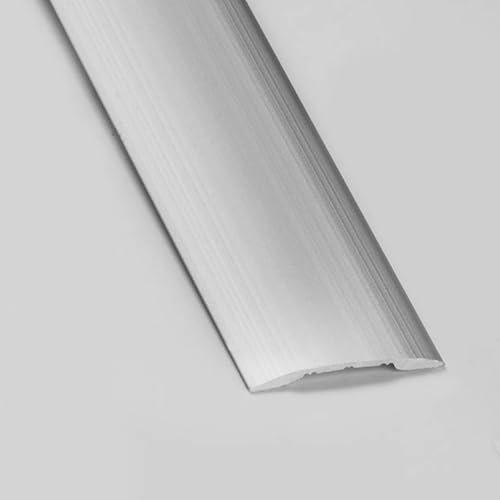 Self Adhesive Aluminium Door Threshold Cover Strip 40mm x 0.9m | Silver Metal Threshold Door Bar Trim Strip | Ideal for Doorways | Easy-Fit Cover Strip