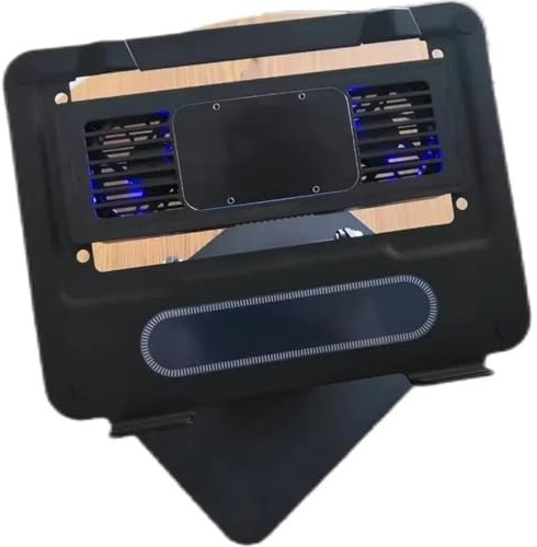 Base di raffreddamento per laptop Ventilatore per Staffa Di Raffreddamento Girevole A Semiconduttore Per Notebook Supporto Regolabile Pieghevole In Lega Di Alluminio