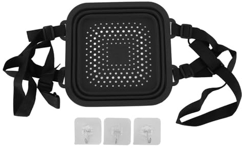 Marhynchus Vasca da Bagno di Ghiaccio, Secchiello da Bagno di Ghiaccio Pieghevole Portatile in Silicone con Tecnologia di Raffreddamento Rapido per gli Atleti Che Viaggiano a Casa per la (BLACK)