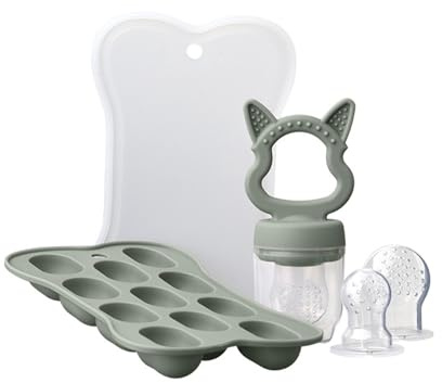Jipersuo Baby Fruit Food Feeder Pacifier Silicone Breastmilk Baby Food Freezer Tray With Infant Friendly Self Feeding Features for Secure Storage Containers 37