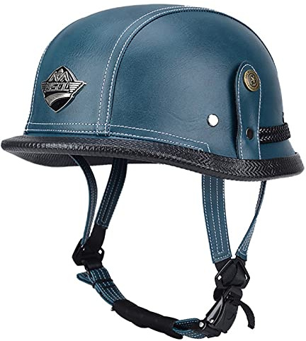 Öppen hjälm Passar for Cruiser Moped Scooter ATV Vuxna Män Dam Jet Hjälm ECE Godkänd A, M=55-56CM